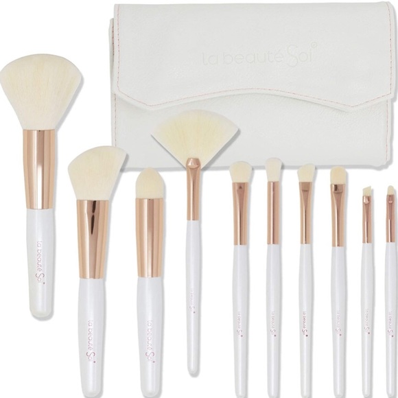 la Beauté Soi Vegan Makeup Brushes with Travel Case - Picture 5 of 8